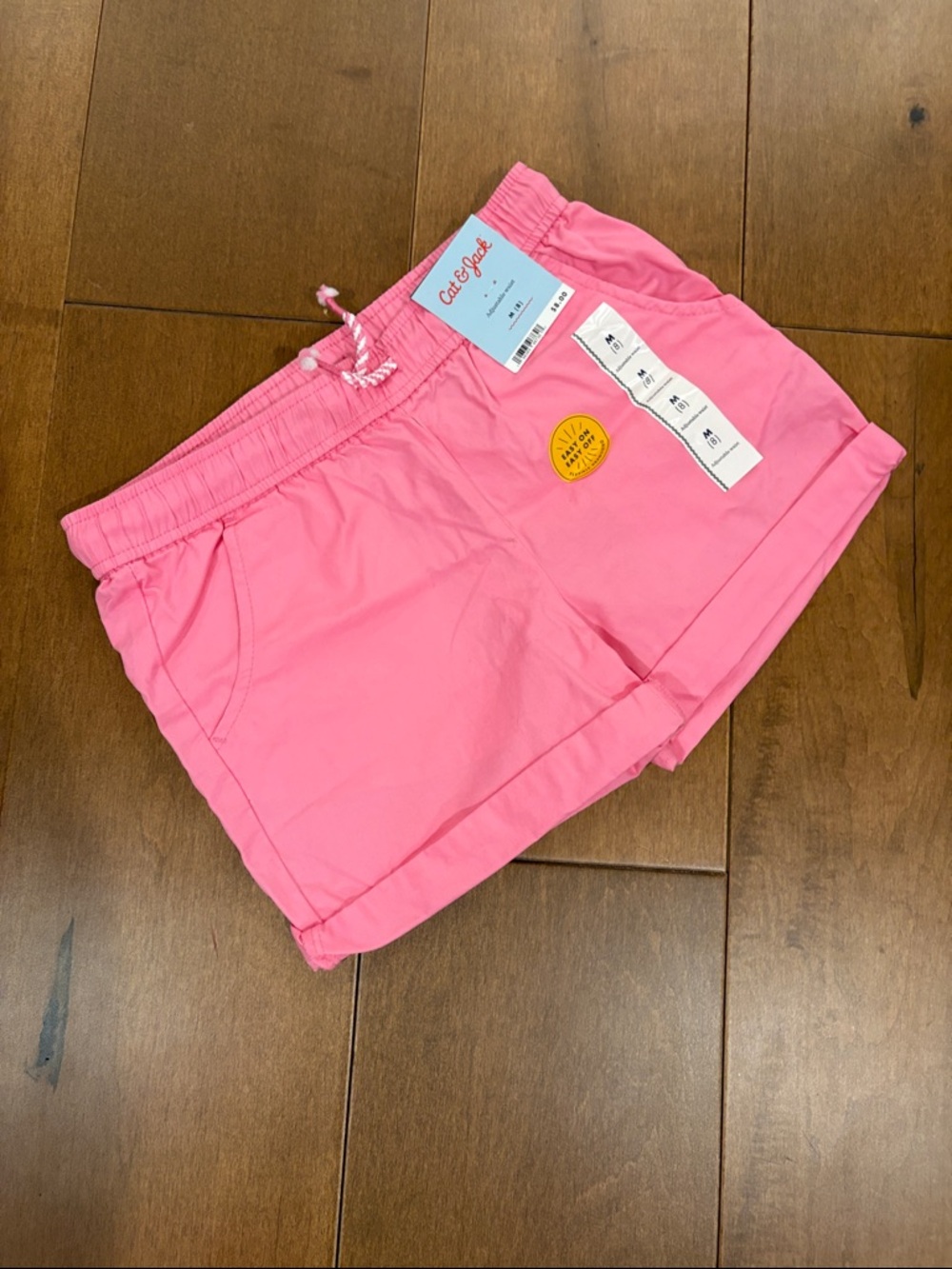 Cat & Jack Pink Elastic-Waist Girls' Shorts